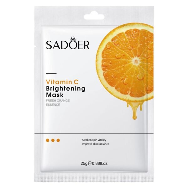 SADOER - Skaistinamoji Veido Kaukė su Vitaminu C ir Apelsinų Esencija