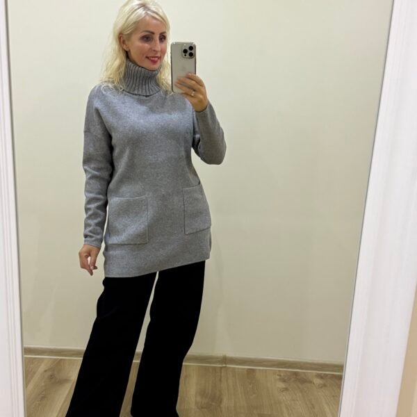 Angorinis Pilkas Megztukas