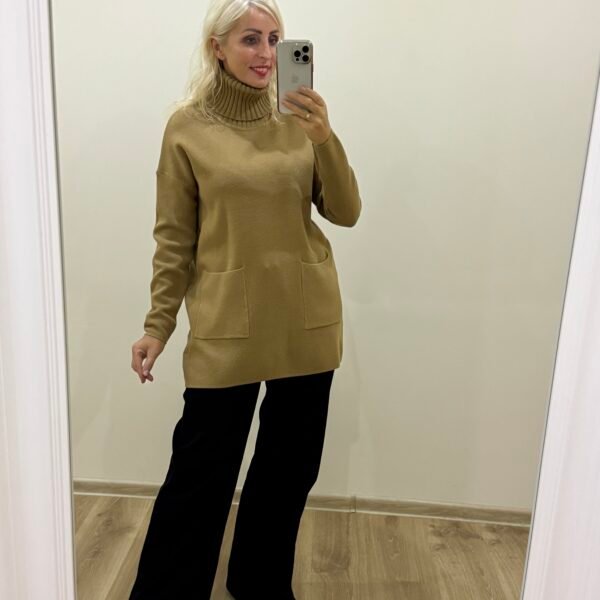 Angorinis Camel Megztukas