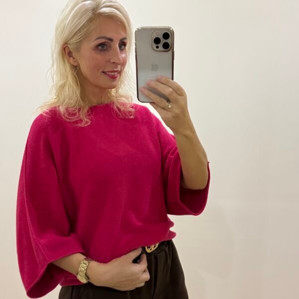 Avietinis Kimono Megztukas