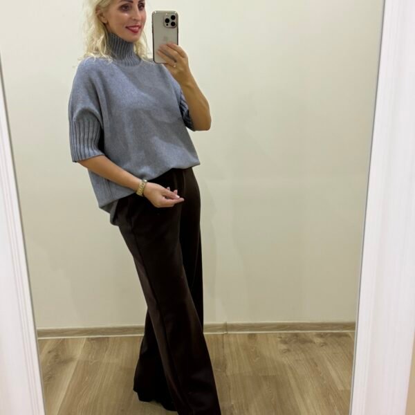 Prabangus Megztukas Pilkos Spalvos