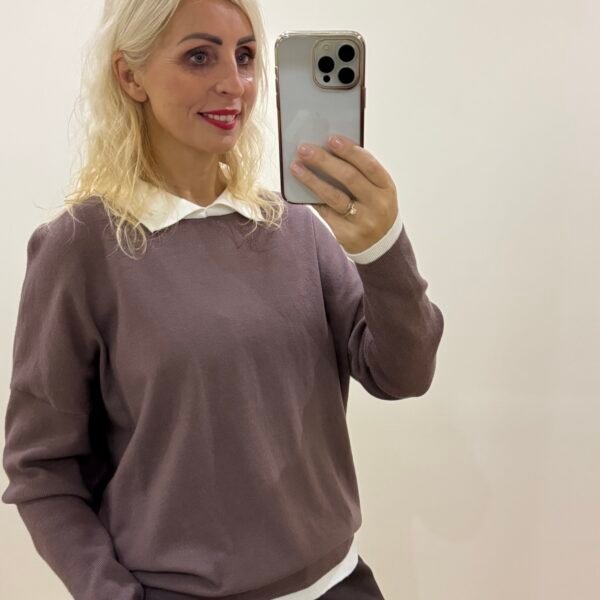 Kašmyrinis Polo Megztukas Kakavinis