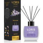 LORIS namų kvapas su lazdelėmis – LEVANDŲ IR MUSKUSO 120ml