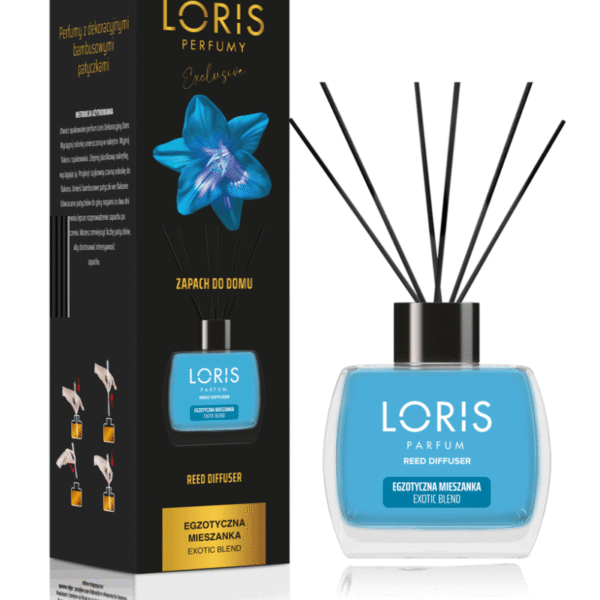 LORIS namų kvapas su lazdelėmis - EGZOTIKA 120ml