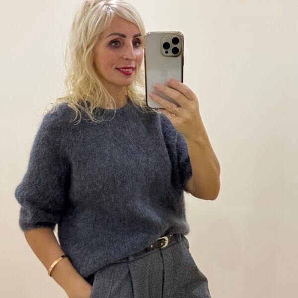 Kid Mohera Pilkas Megztukas