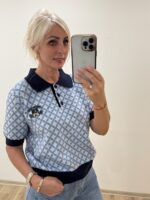 Prabangus Megztas Polo Megztukas
