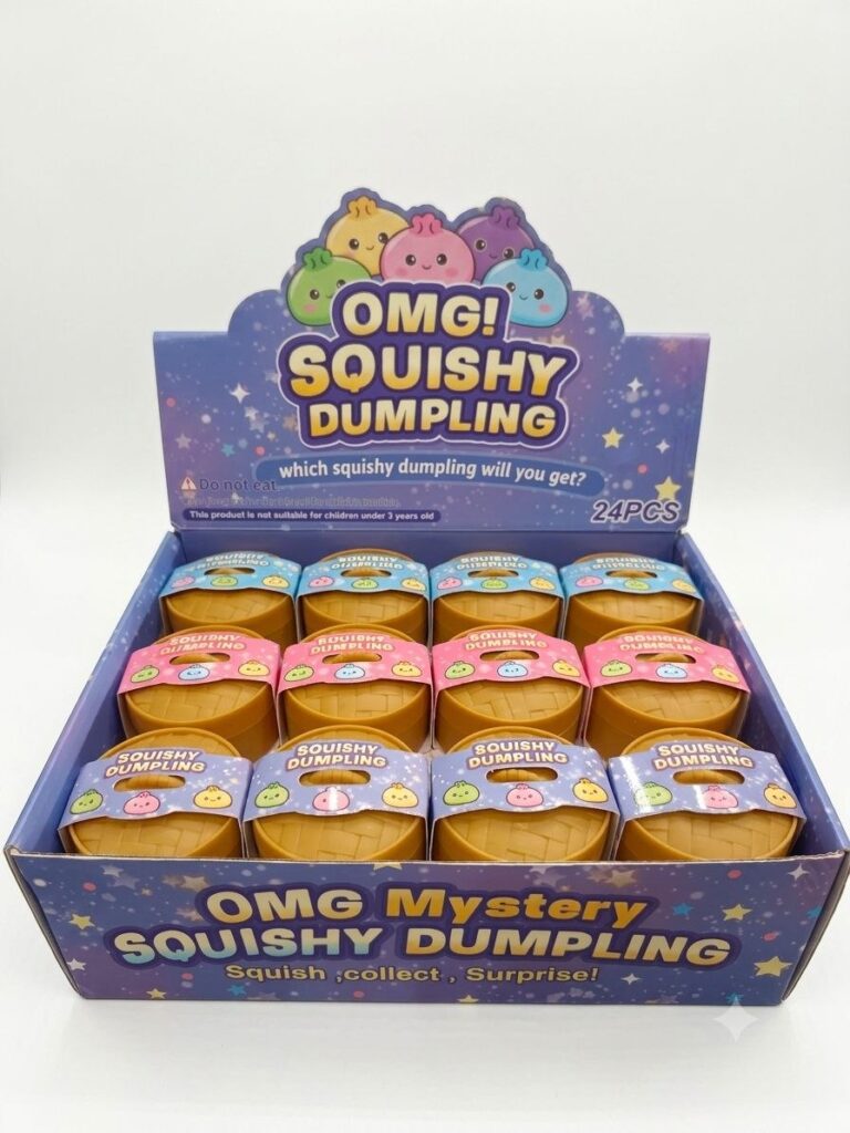 OMG! Mystery Squishy Dumpling minkštas žaislas