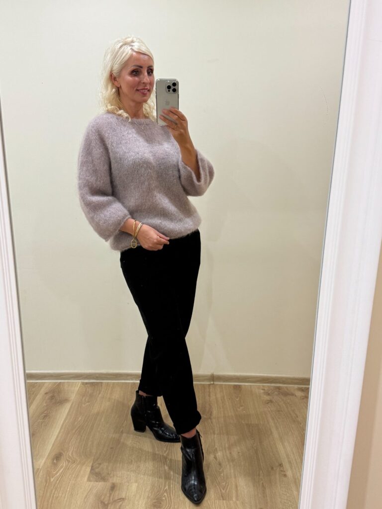 Premium Klasės Kakavinis Kid Mohera Megztukas — 1 nuotrauka